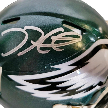 Jalen Hurts Autographed Philadelphia Eagles Mini Helmet - JSA