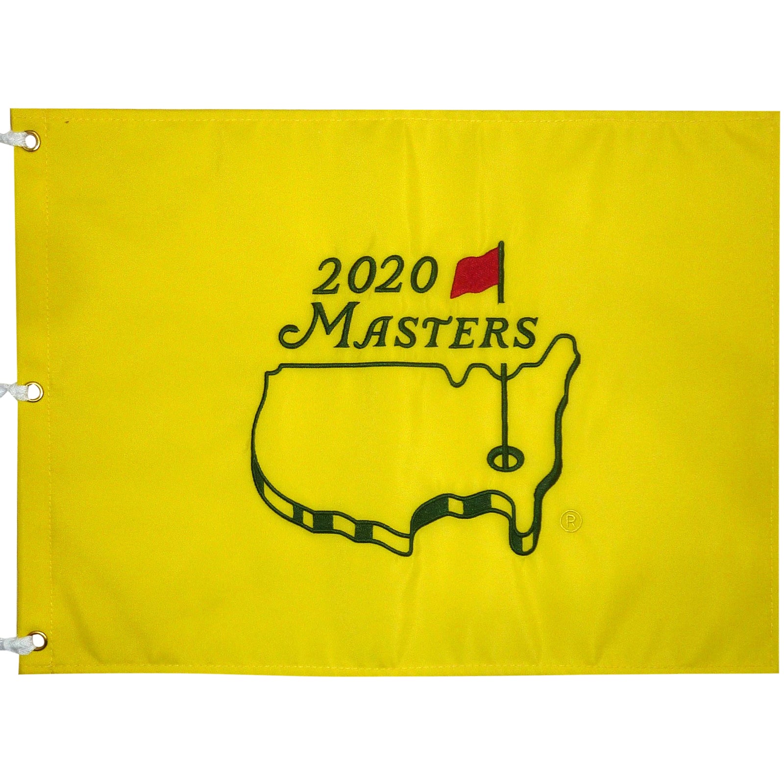 2020 Masters Embroidered Golf Pin Flag - Dustin Johnson Champion
