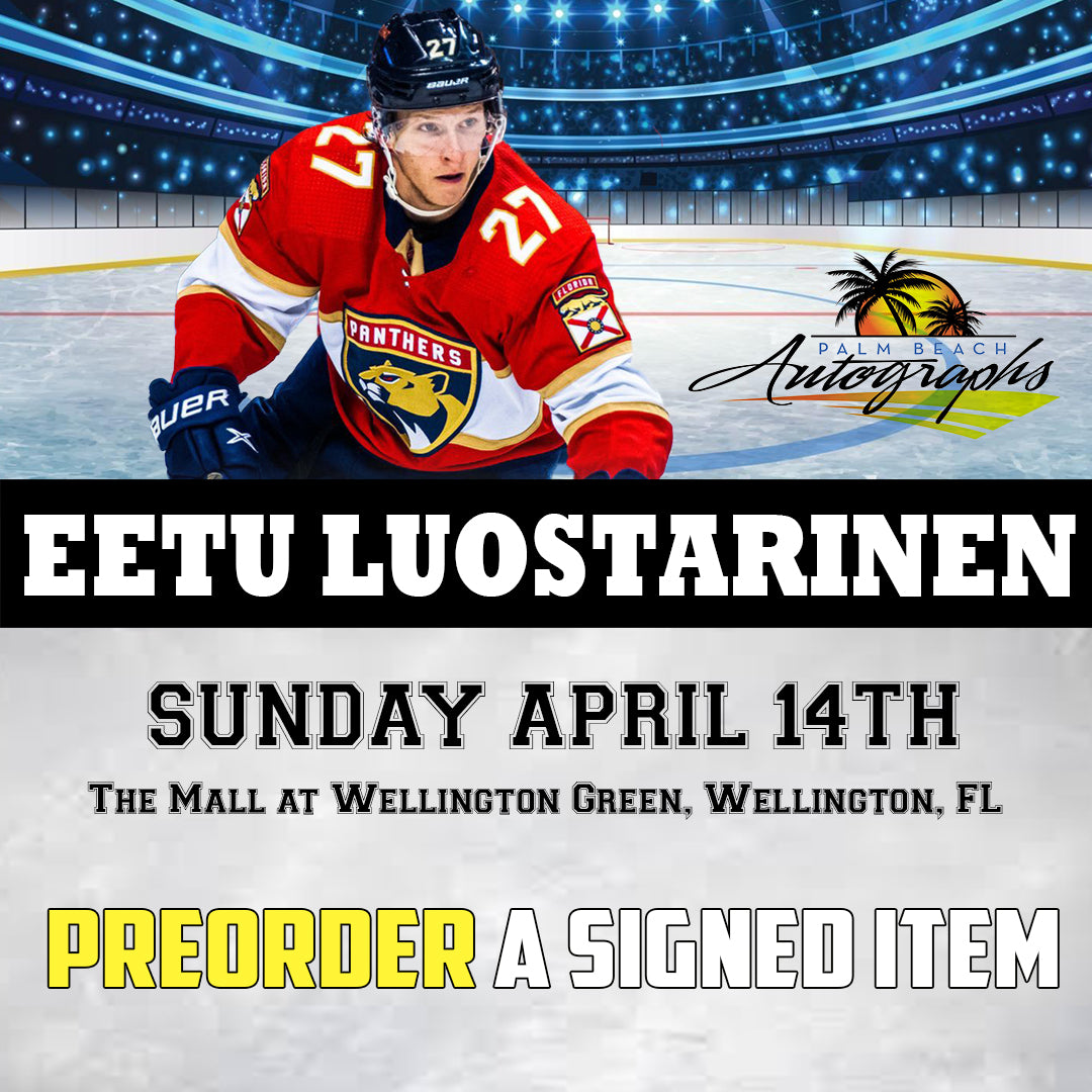 PRESALE - Eetu Luostarinen MAIL ORDER FOR OUR Wellington In-Store Signing - April 14th, 2024 - YOU MUST SELECT AN OPTION OR YOUR ORDER WILL BE CANCELLED