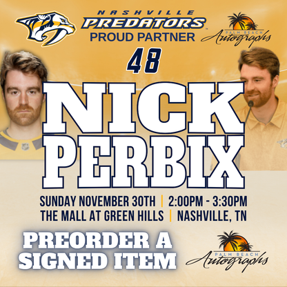 NICK PERBIX AUTOGRAPH EVENT - Nashville (The Mall at Green Hills) In-Store Public Signing - November 30th, 2025