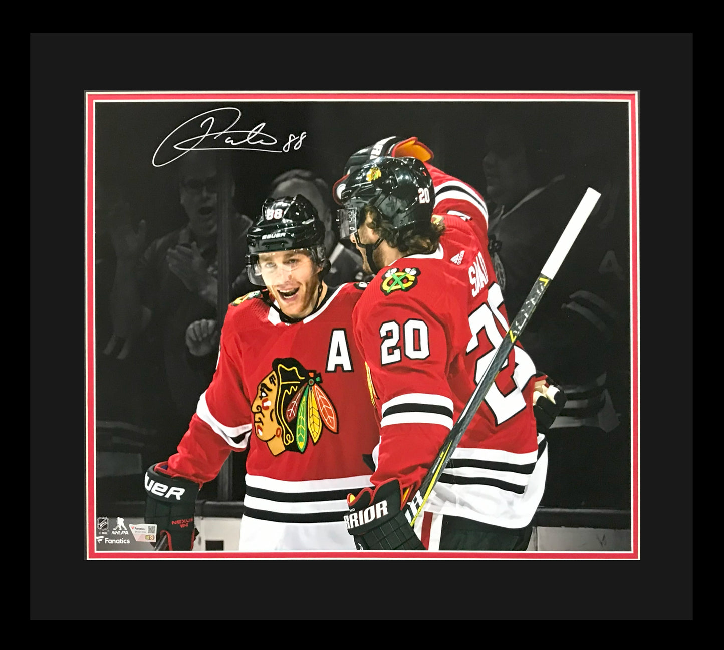 Patrick Kane Autographed Chicago Blackhawks (Spotlight) Deluxe Framed 16x20 Photo - Fanatics