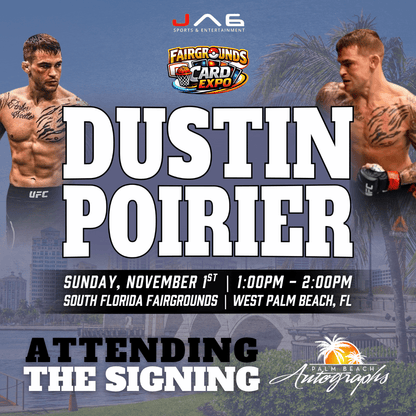 DUSTIN POIRIER UFC In-Person Autograph Event at Fairgrounds Card Expo Public Signing Event - November 1st, 2026