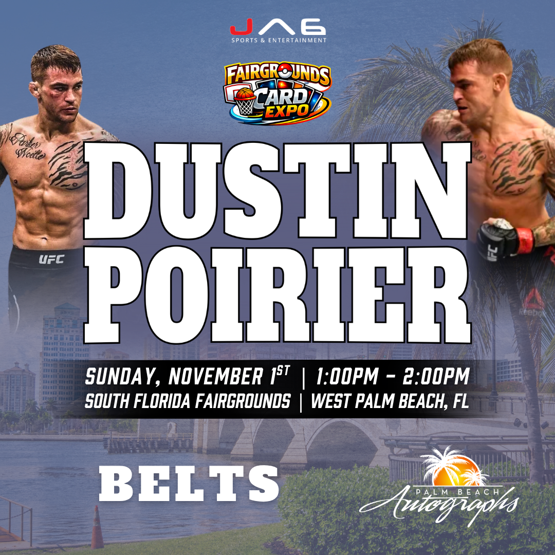 DUSTIN POIRIER UFC In-Person Autograph Event at Fairgrounds Card Expo Public Signing Event - November 1st, 2026