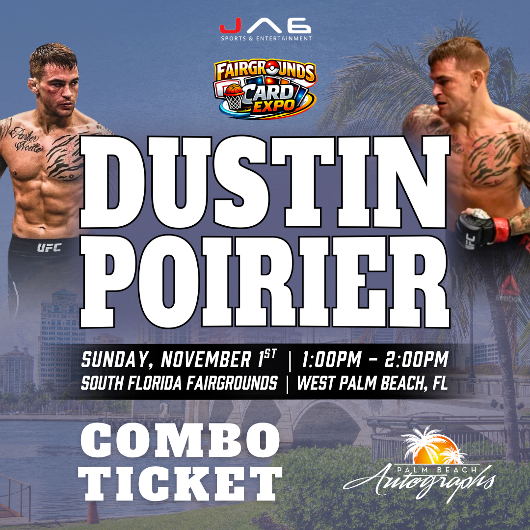 DUSTIN POIRIER UFC In-Person Autograph Event at Fairgrounds Card Expo Public Signing Event - November 1st, 2026