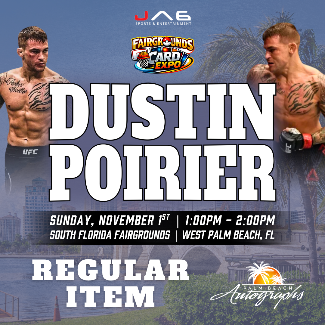 DUSTIN POIRIER UFC In-Person Autograph Event at Fairgrounds Card Expo Public Signing Event - November 1st, 2026