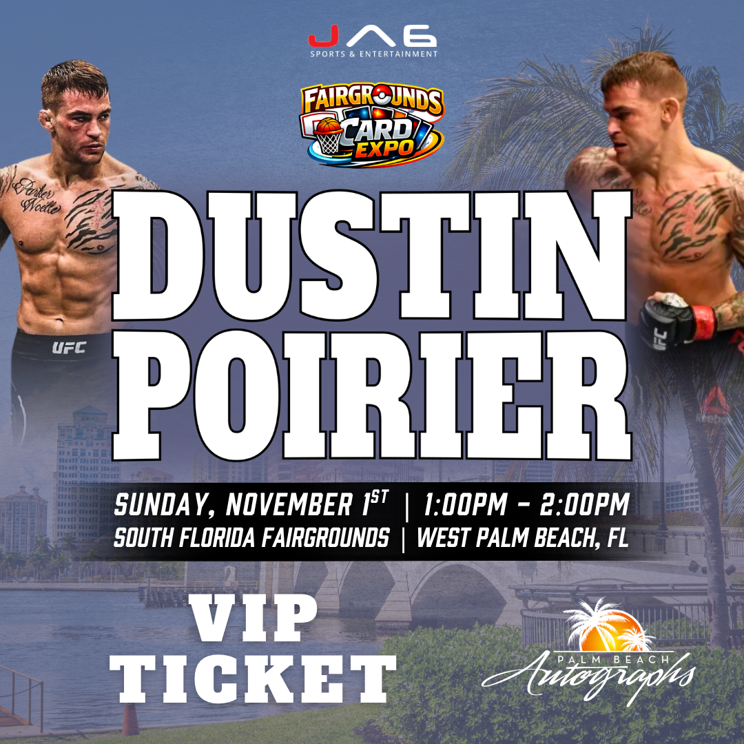 DUSTIN POIRIER UFC In-Person Autograph Event at Fairgrounds Card Expo Public Signing Event - November 1st, 2026