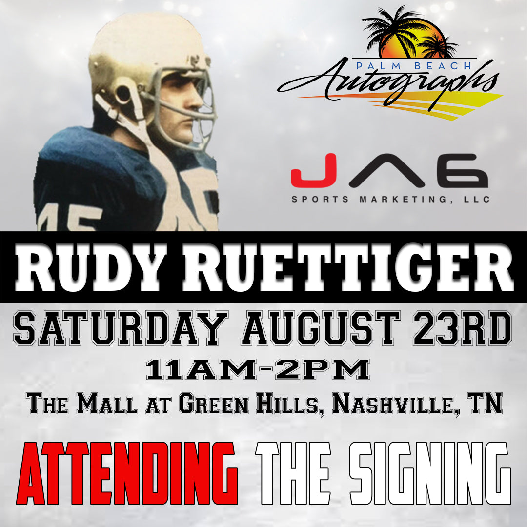 PRESALE - RUDY RUETTIGER AUTOGRAPHED 8x10 PHOTO