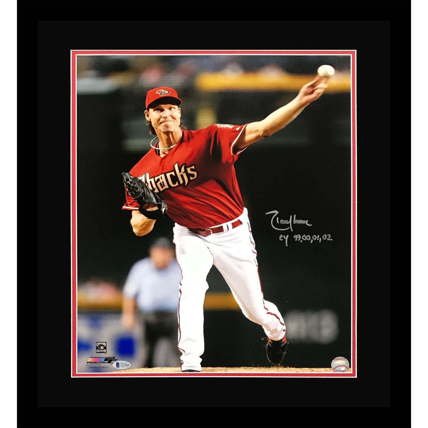 RANDY JOHNSON Autographed Arizona Diamondbacks Framed 16x20 Photo