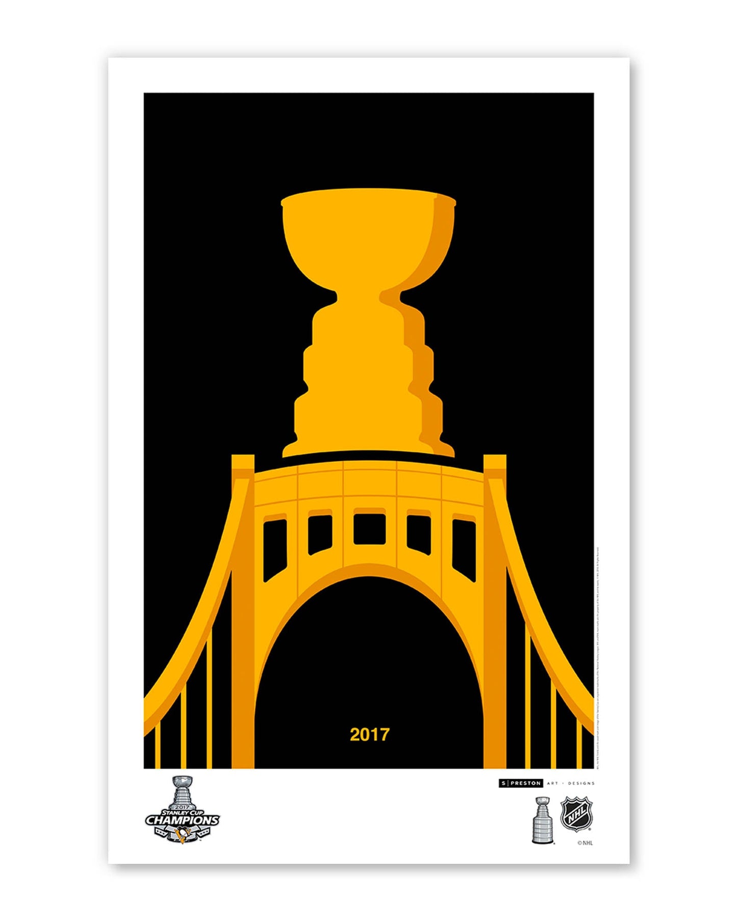 Minimalist Stanley Cup 2017 Art Print