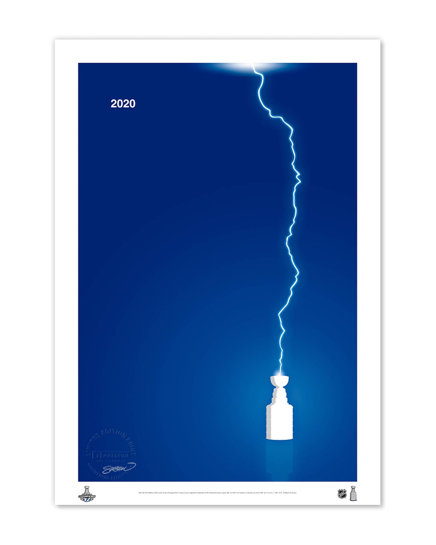Minimalist Stanley Cup 2020 Limited Edition Art Print of