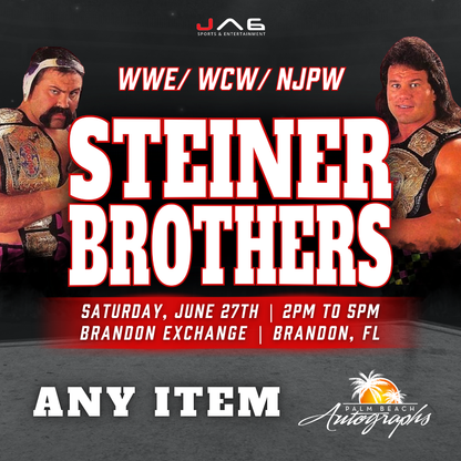 THE STEINER BROTHERS AUTOGRAPH EVENT - Tampa (Brandon Exchange) In-Store Public Signing - June 27th , 2026