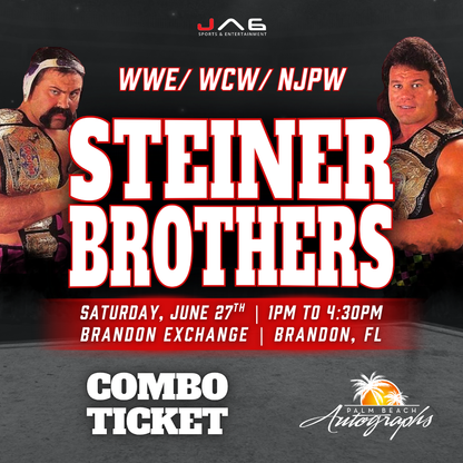 EVENT CANCELLED - THE STEINER BROTHERS In-Store WWE Public Autograph Signing Event In Tampa At Brandon Exchange  - June 27th, 2026