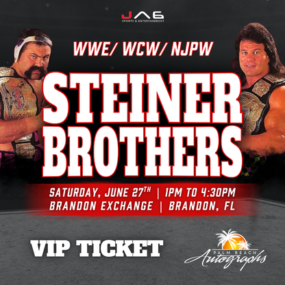EVENT CANCELLED - THE STEINER BROTHERS In-Store WWE Public Autograph Signing Event In Tampa At Brandon Exchange  - June 27th, 2026