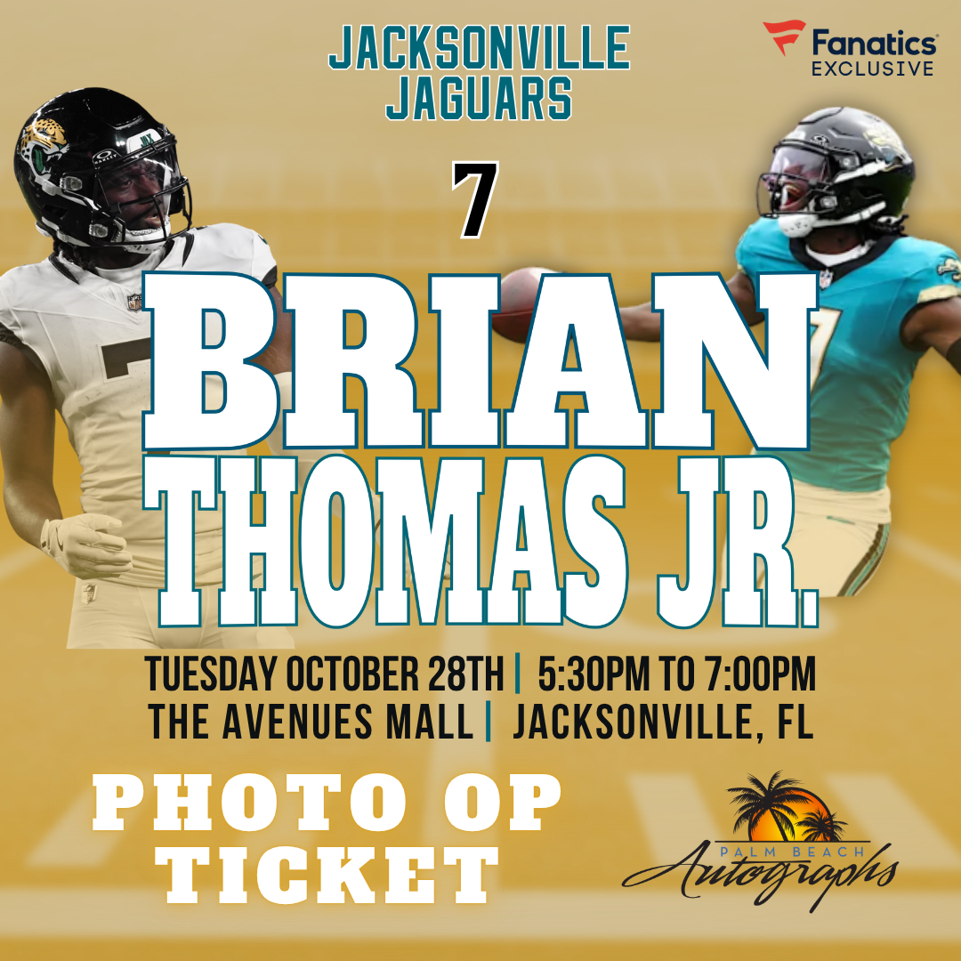 BRIAN THOMAS JR. AUTOGRAPH EVENT - Jacksonville (The Avenues Mall) In-Store Public Signing - October 28th, 2025