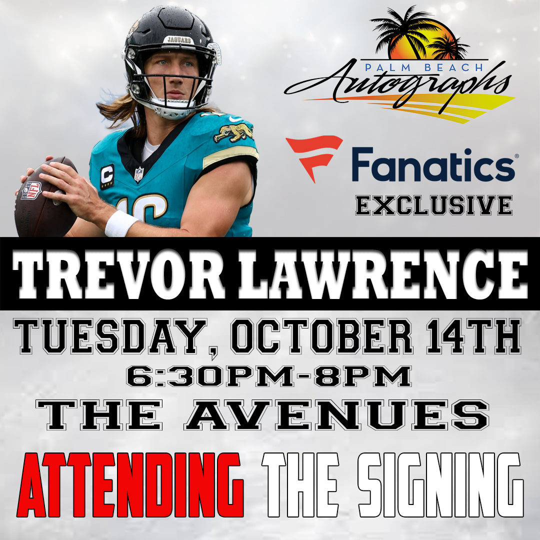 TREVOR LAWRENCE AUTOGRAPH EVENT - Jacksonville (The Avenues Mall) In-Store Public Signing - October 14th, 2025