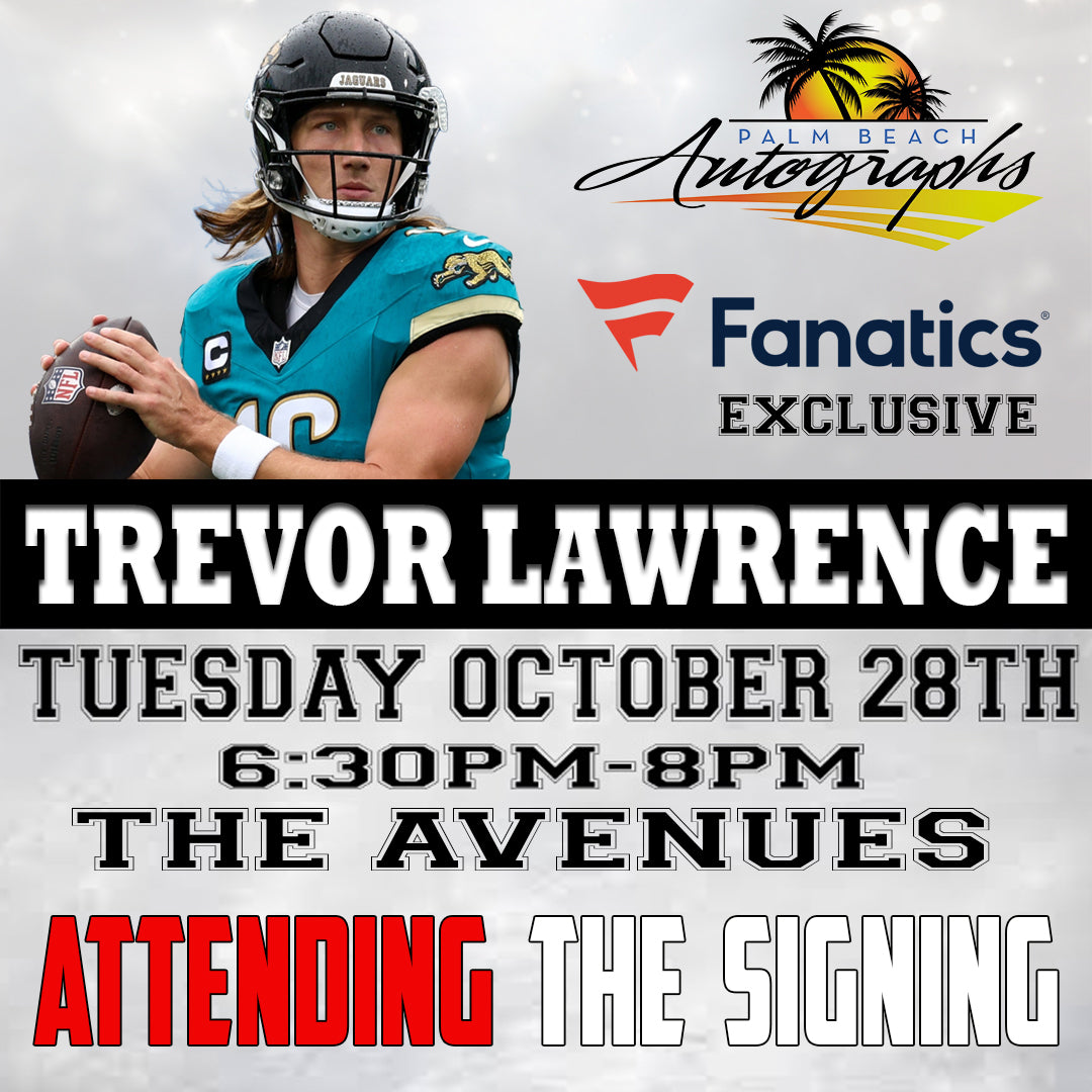 TREVOR LAWRENCE AUTOGRAPH EVENT - Jacksonville (The Avenues Mall) In-Store Public Signing - October 28th, 2025