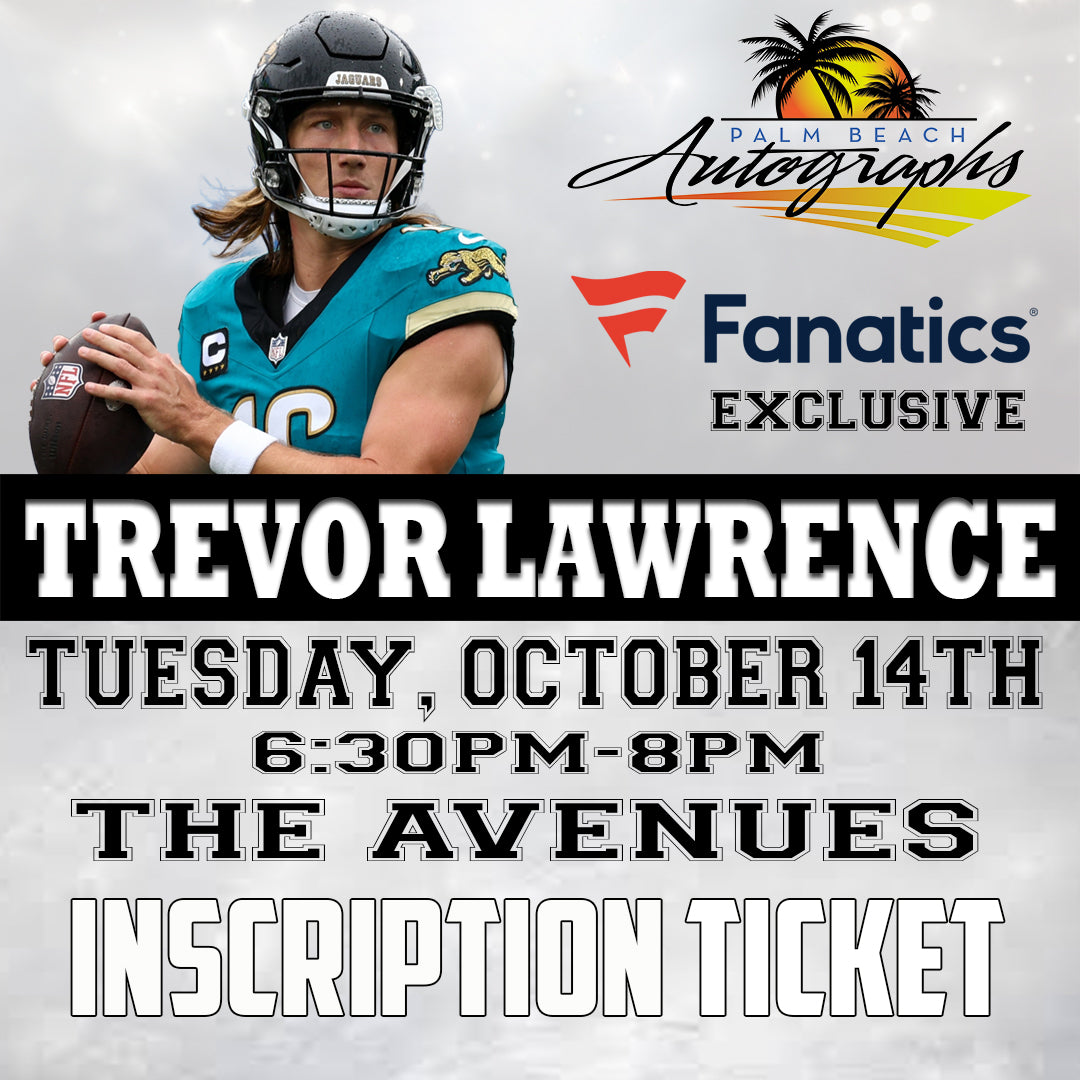 TREVOR LAWRENCE AUTOGRAPH EVENT - Jacksonville (The Avenues Mall) In-Store Public Signing - October 14th, 2025