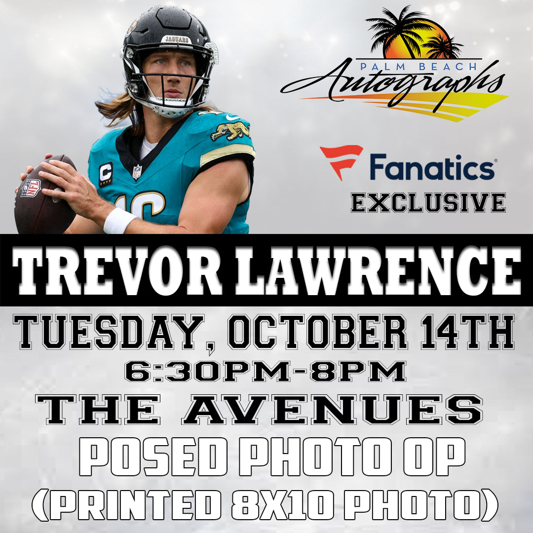 TREVOR LAWRENCE AUTOGRAPH EVENT - Jacksonville (The Avenues Mall) In-Store Public Signing - October 14th, 2025