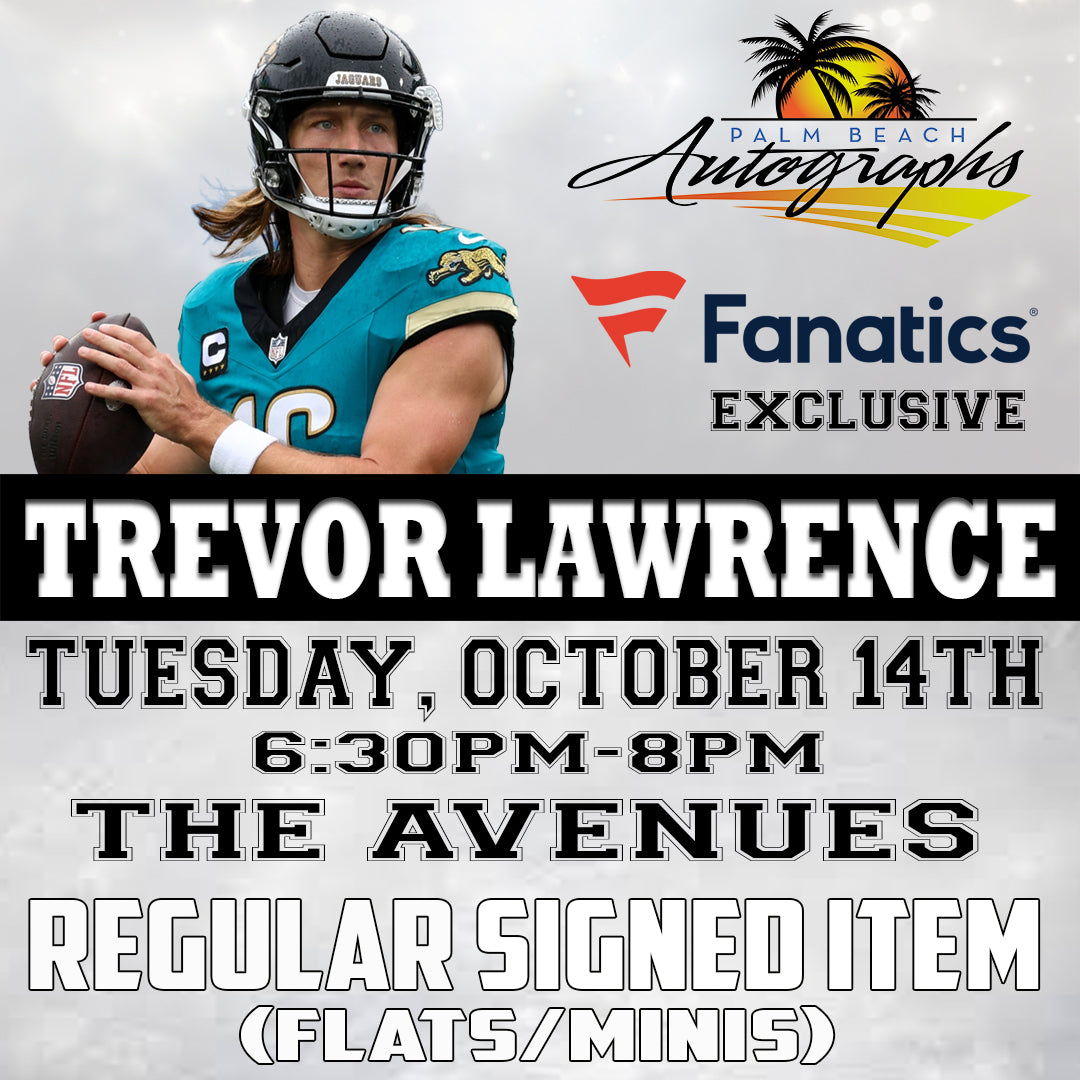 TREVOR LAWRENCE AUTOGRAPH EVENT - Jacksonville (The Avenues Mall) In-Store Public Signing - October 14th, 2025