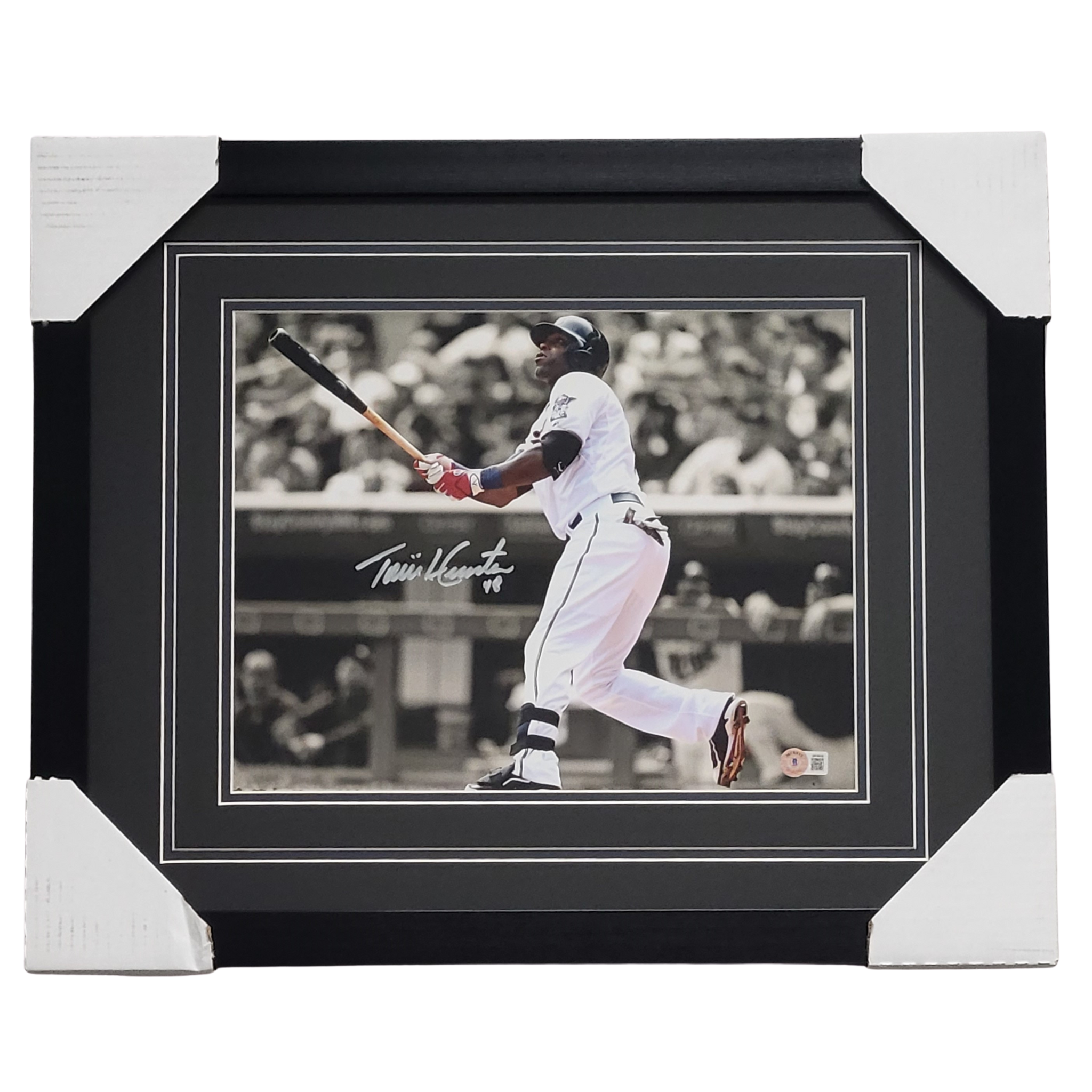 Torii Hunter Signed & Professionally Framed 11x14 Photo