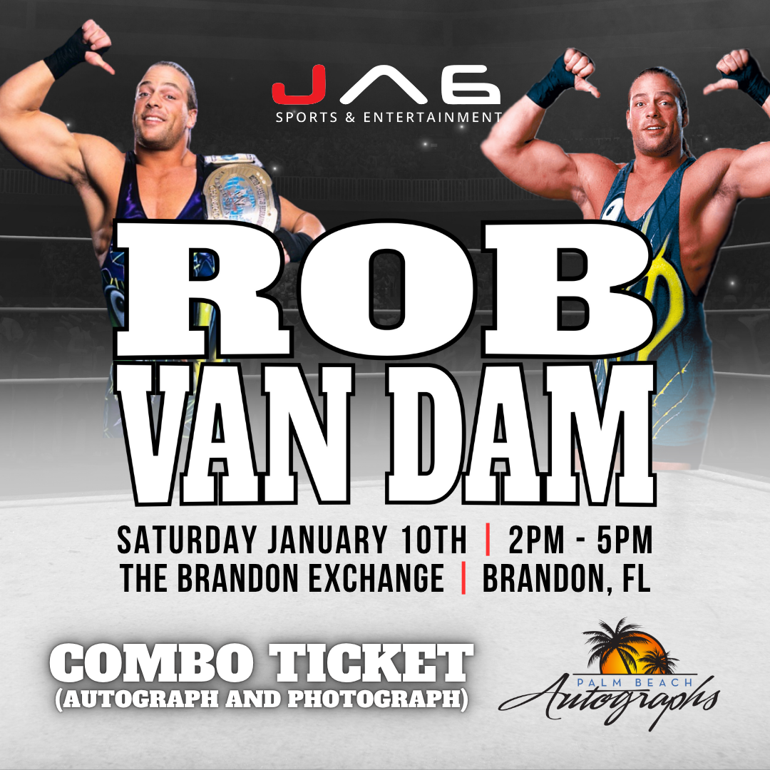 ROB VAN DAM AUTOGRAPH EVENT - Tampa (Brandon Exchange) In-Store Public Signing - January 10th, 2026