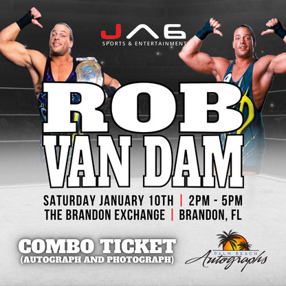 ROB VAN DAM AUTOGRAPH EVENT - Tampa (Brandon Exchange) In-Store Public Signing - January 10th, 2026