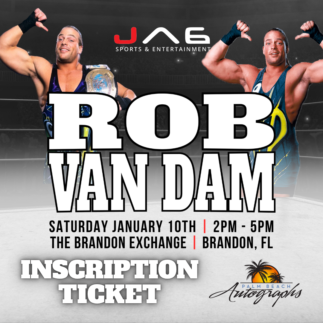 ROB VAN DAM AUTOGRAPH EVENT - Tampa (Brandon Exchange) In-Store Public Signing - January 10th, 2026