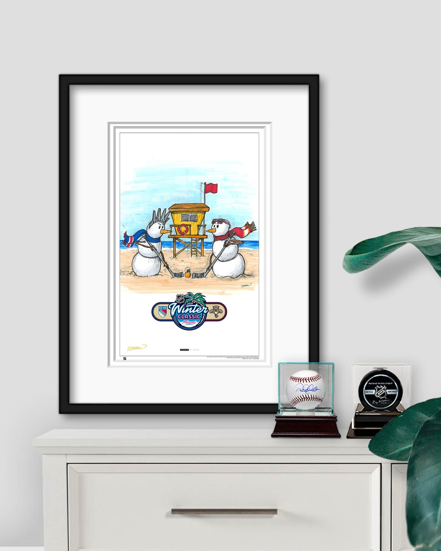 2026 NHL Winter Classic Sketch Limited Edition Art Prints