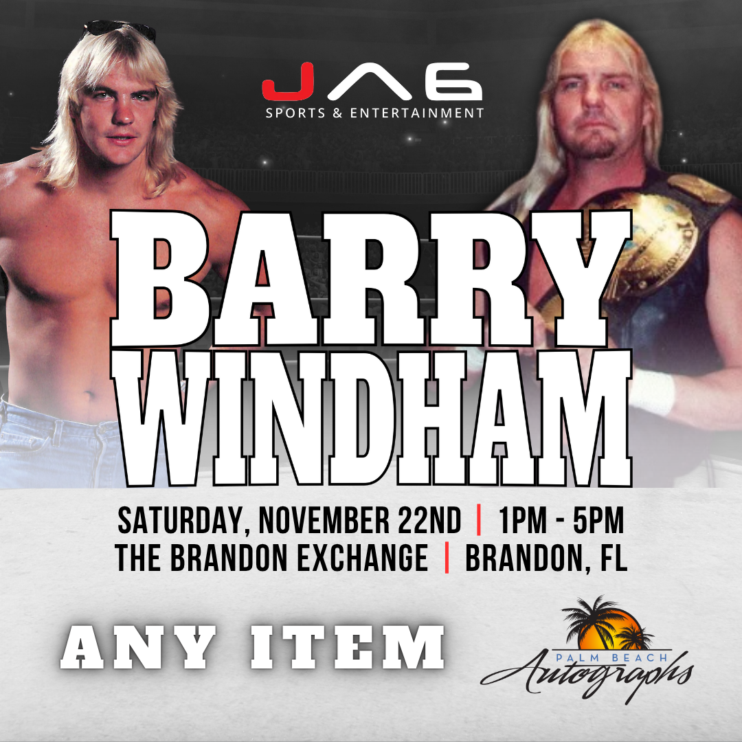 BARRY WINDHAM AUTOGRAPH EVENT - Tampa (Brandon Exchange) In-Store Public Signing - November 22nd, 2025
