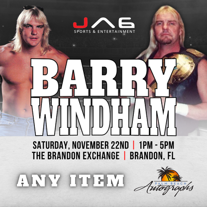 BARRY WINDHAM AUTOGRAPH EVENT - Tampa (Brandon Exchange) In-Store Public Signing - November 22nd, 2025