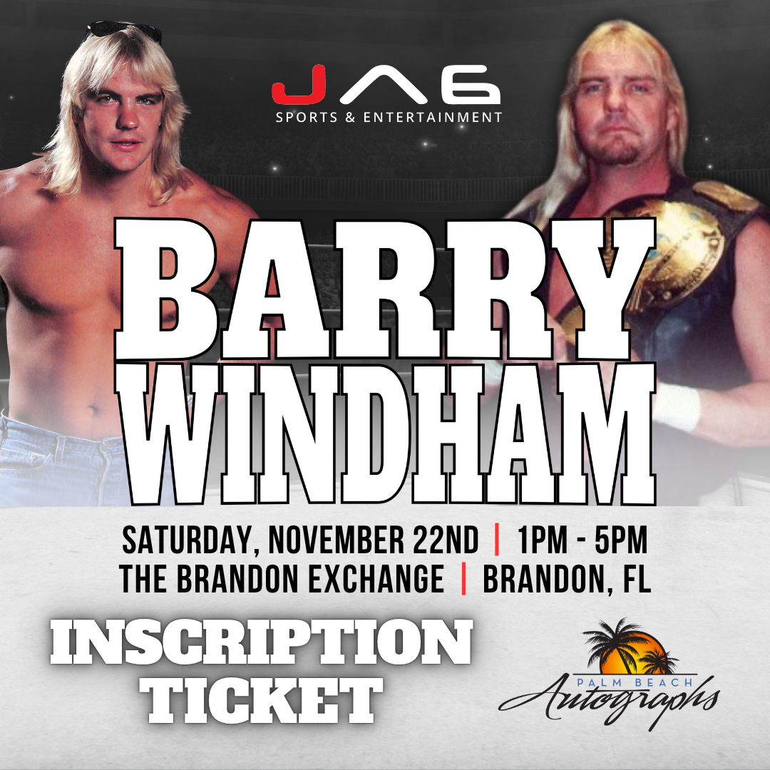 BARRY WINDHAM AUTOGRAPH EVENT - Tampa (Brandon Exchange) In-Store Public Signing - November 22nd, 2025