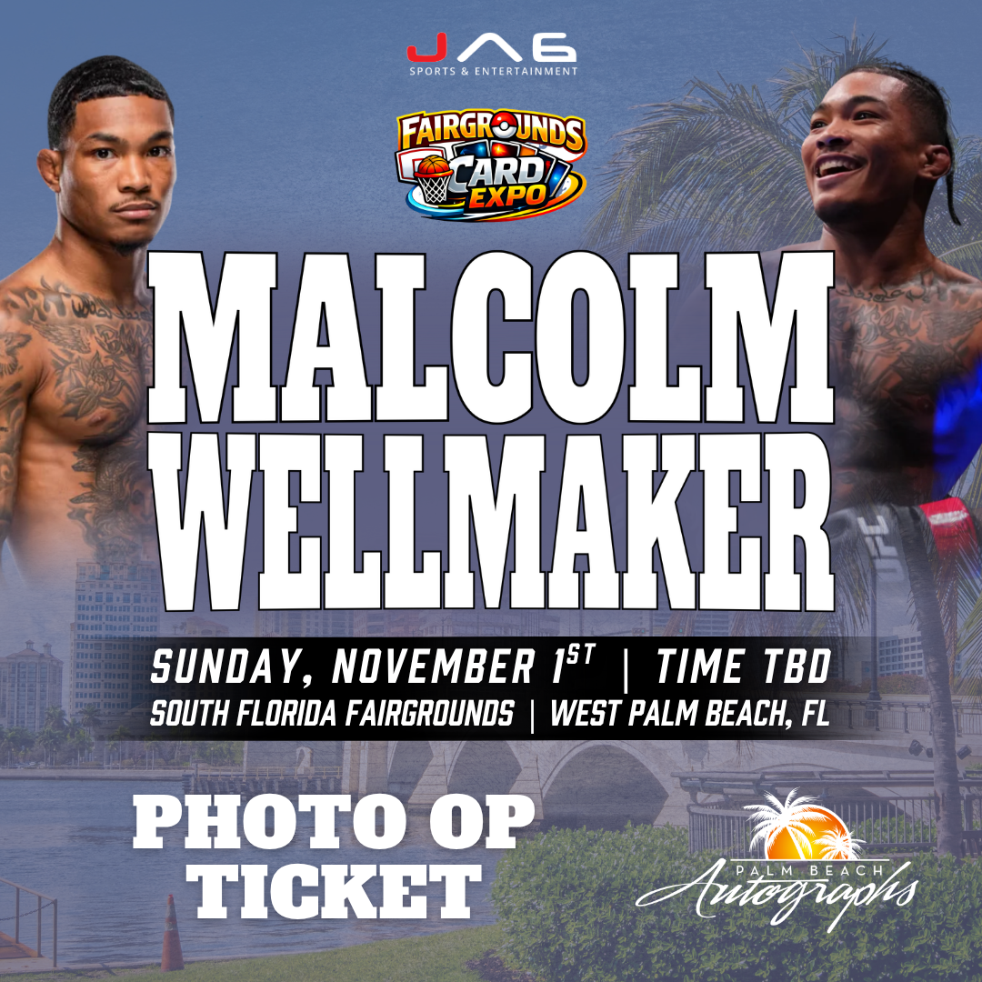 MALCOLM WELLMAKER UFC In-Person Autograph Event at Fairgrounds Card Expo Public Signing Event - November 1st, 2026