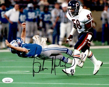Wilber Marshall Autographed Chicago Bears (Lay Out Lions QB) 8x10 Photo - JSA
