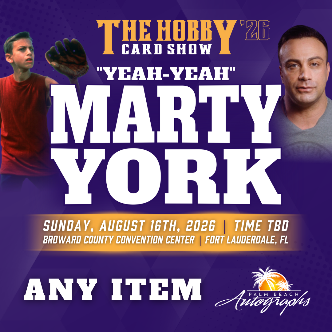 THE SANDLOT CAST In-Person Autograph Event at THE HOBBY CARD SHOW Public Signing Event - August 16th, 2026