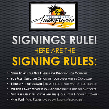Matthew Tkachuk AUTOGRAPH EVENT - COLLECT-A-CON MIAMI Public Signing - March 29th, 2025