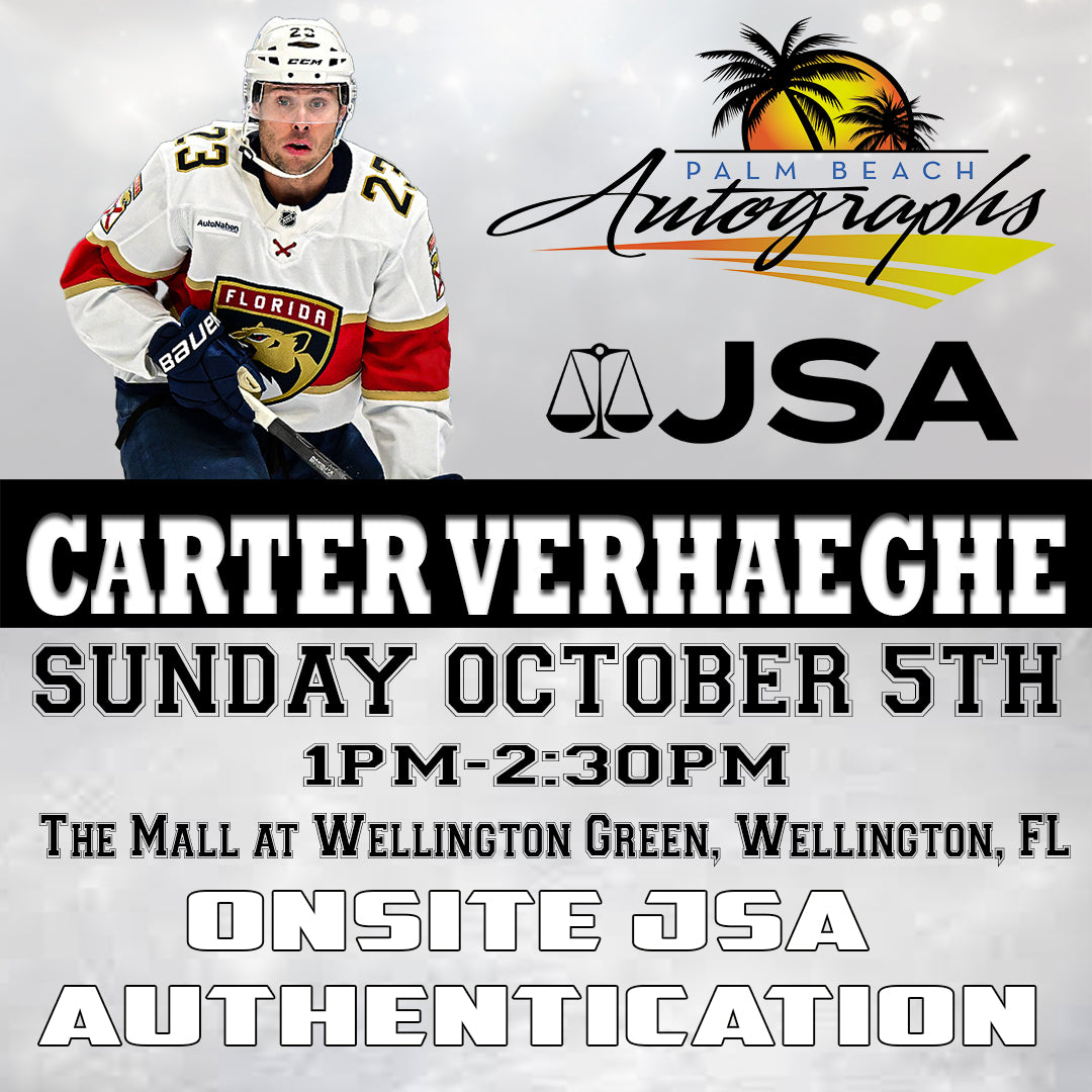 CARTER VERHAEGHE AUTOGRAPH EVENT - Wellington (The Mall at Wellington Green) In-Store Public Signing - October 5th, 2025