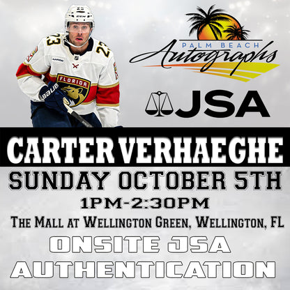 CARTER VERHAEGHE AUTOGRAPH EVENT - Wellington (The Mall at Wellington Green) In-Store Public Signing - October 5th, 2025