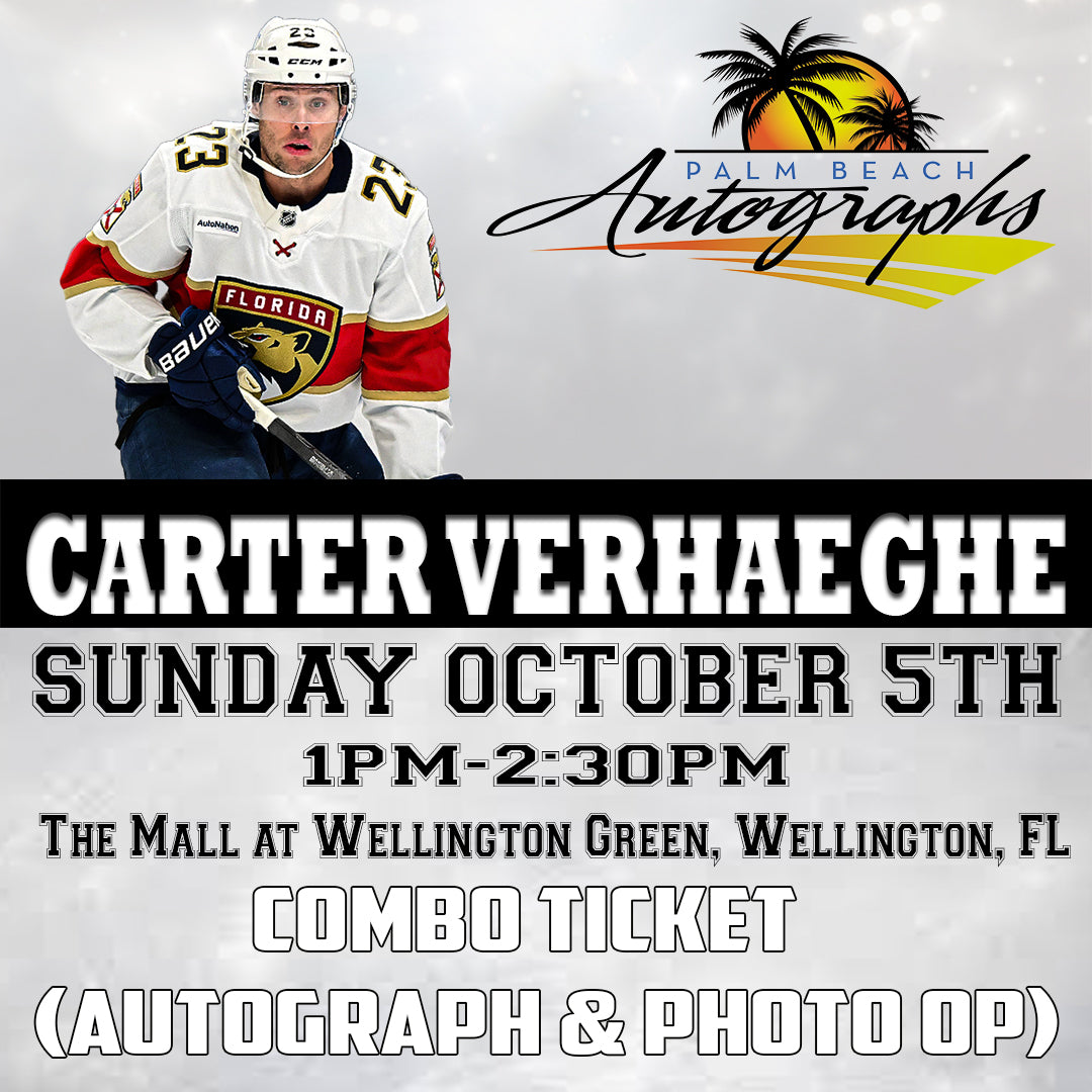 CARTER VERHAEGHE AUTOGRAPH EVENT - Wellington (The Mall at Wellington Green) In-Store Public Signing - October 5th, 2025