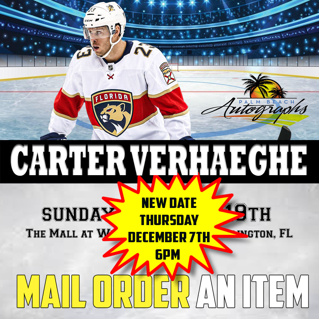 PREORDER - CARTER VERHAEGHE MAIL ORDER FOR OUR Wellington In-Store Signing - November 19th, 2023 - YOU MUST SELECT AN OPTION OR YOUR ORDER WILL BE CANCELLED
