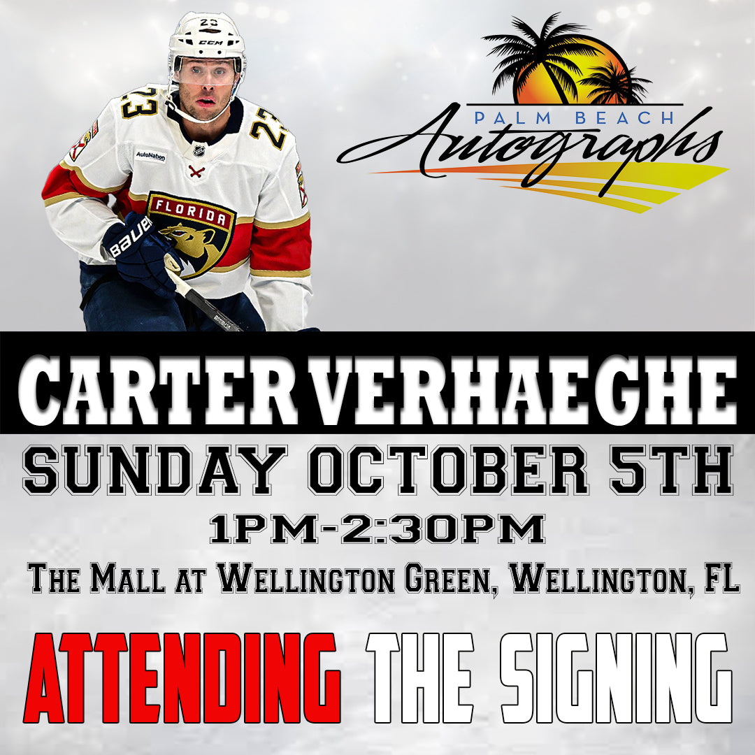CARTER VERHAEGHE AUTOGRAPH EVENT - Wellington (The Mall at Wellington Green) In-Store Public Signing - October 5th, 2025