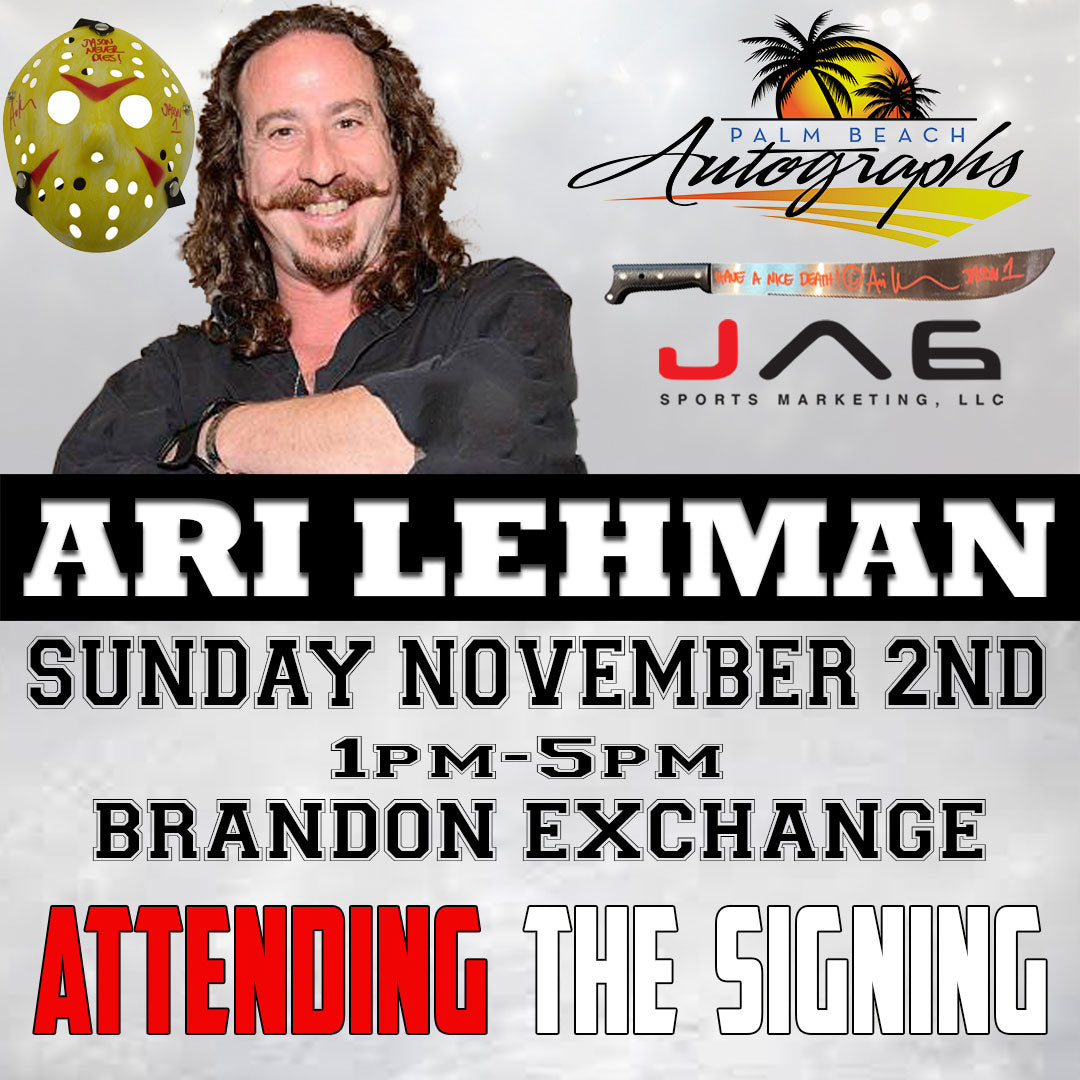 ARI LEHMAN AUTOGRAPH EVENT - Tampa (Brandon Exchange) In-Store Public Signing - November 2nd, 2025