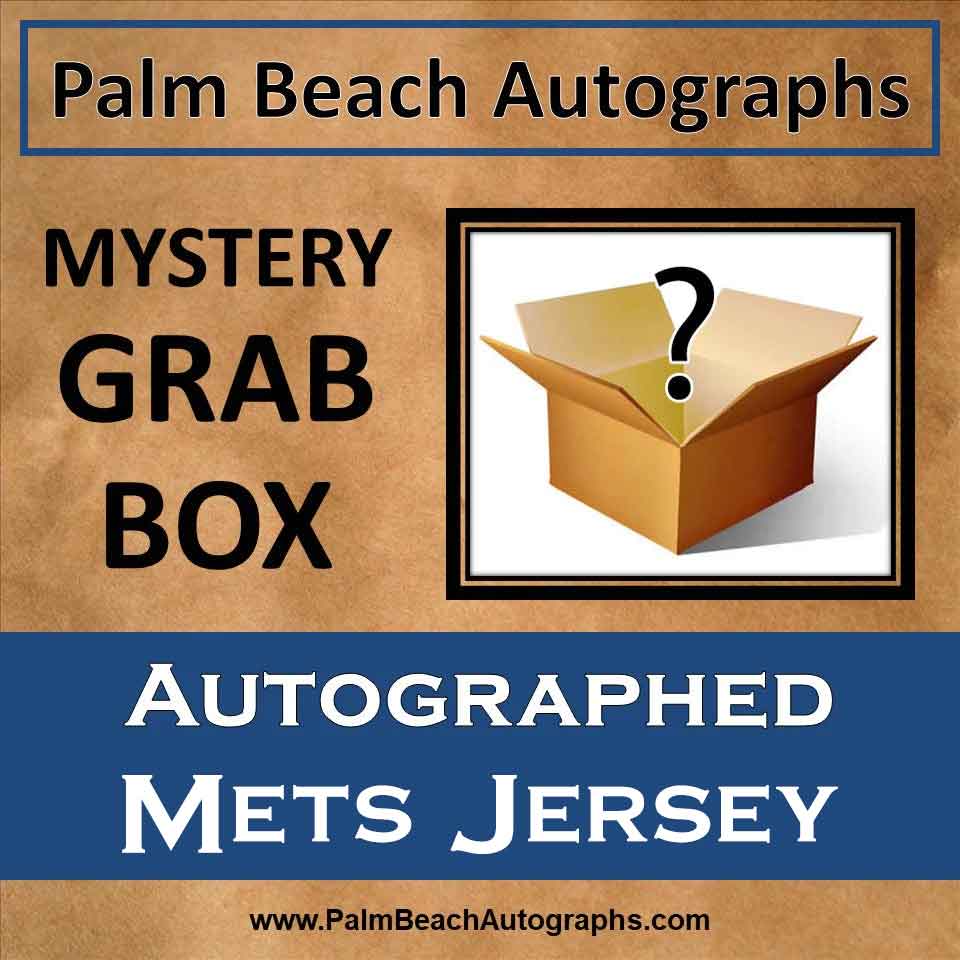 MYSTERY GRAB BOX - Autographed New York Mets Baseball Jersey