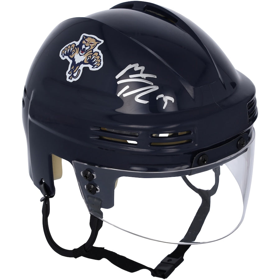 PRESALE - MATTHEW TKACHUK AUTOGRAPHED FLORIDA PANTHERS MINI HELMET