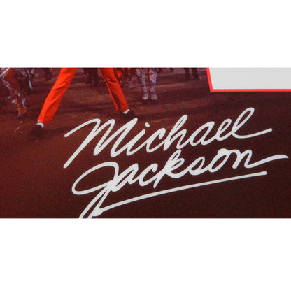 Michael Jackson Autographed Contract Music Display 20 by 24 Framed Piece - JSA , BAS
