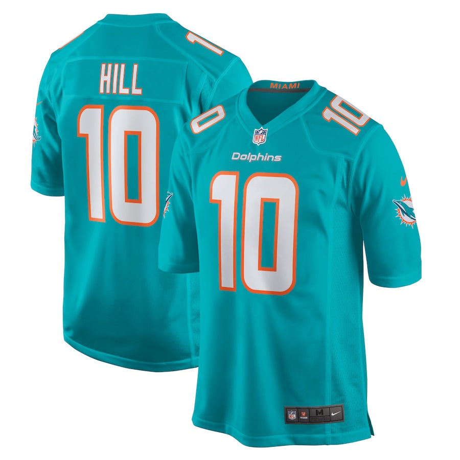 Tyreek Hill Dolphins Authentic Teal Jersey