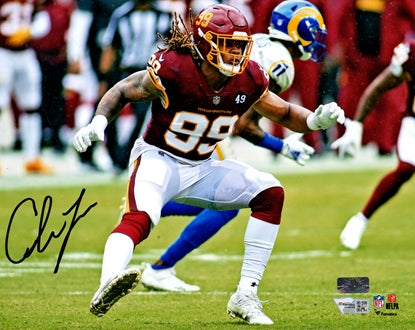 Chase Young Autographed Washington Football Team 8x10 Photo - Fanatics