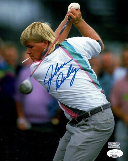 John Daly Autographed Golf (Smoking Cigarette) 8x10 Photo - JSA