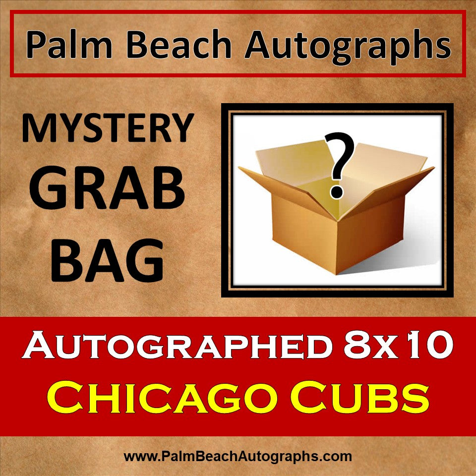 MYSTERY GRAB BAG - Chicago Cubs Autographed 8x10 Photo