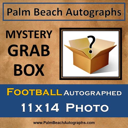MYSTERY GRAB BAG - Football Autographed 11x14 Photo