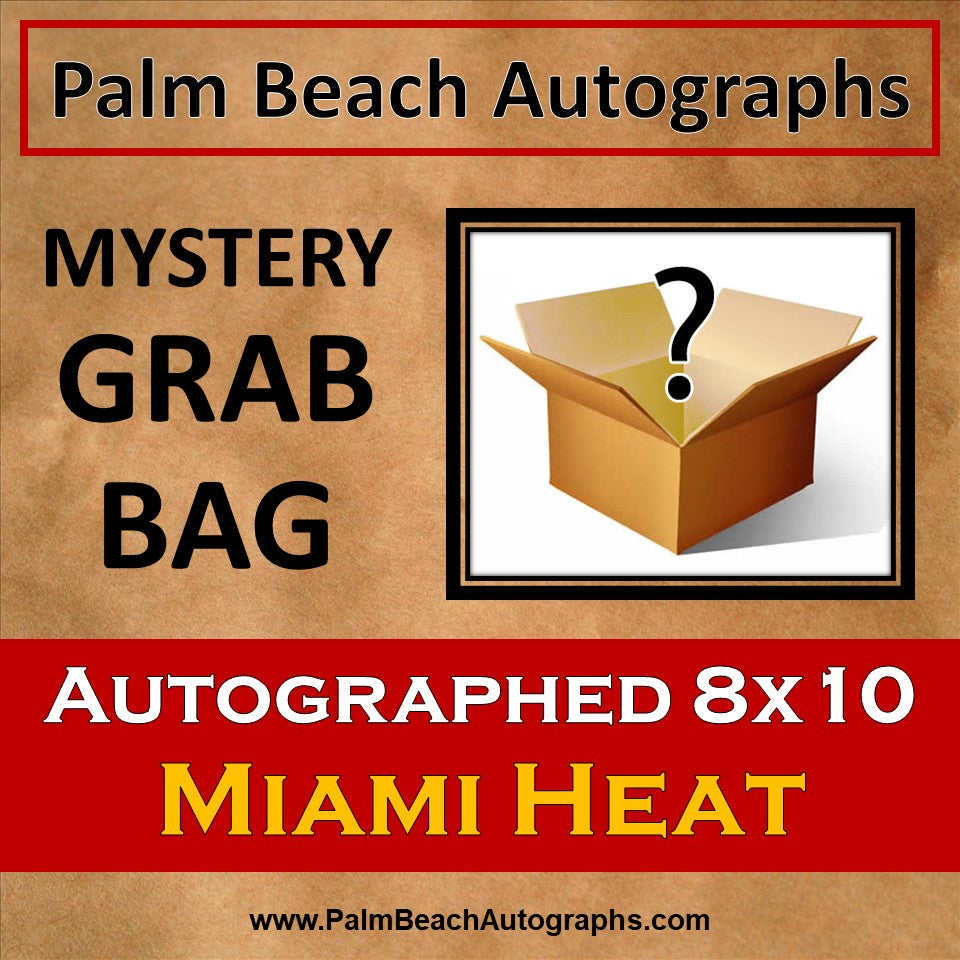 MYSTERY GRAB BAG - Miami Heat Autographed 8x10 Photo